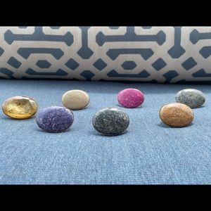 Set#4 Bonus! 7 scarf rings! 1 bonus extra!